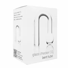 Indykator szklany CO2 Qualdrop bent tube
