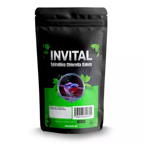 INVITAL Spirullina Chlorella flakes 100ml