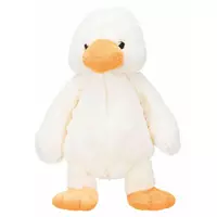 Kaczka, plusz, 38cm, bia�a