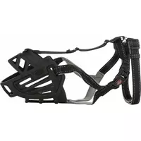 Kaganiec Muzzle Flex, silikonowy, L-XL, czarny