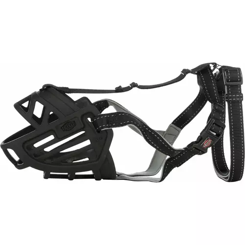 Kaganiec Muzzle Flex, silikonowy, L-XL, czarny