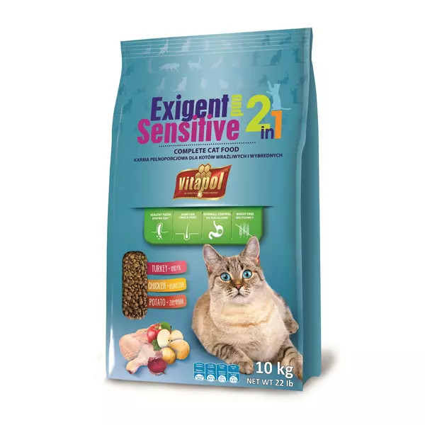 Karma Dla Kot�w Wybrednych 10kg Sensitive