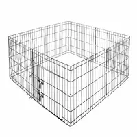 Kojec dla psa bez progu, S light - 8 paneli 61 x 61cm