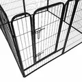 Kojec dla psa z progiem, L heavy - 8 paneli 77 x 101cm