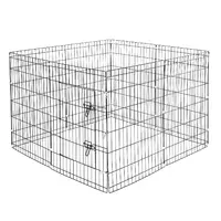 Kojec dla psa z progiem, L light - 8 paneli 91,5 x 61cm