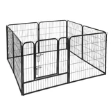 Kojec dla psa z progiem, M heavy - 8 paneli 77 x 81cm