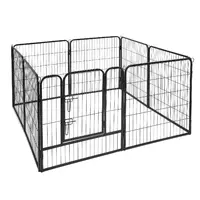Kojec dla psa z progiem, M heavy - 8 paneli 77 x 81cm