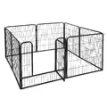 Kojec dla psa z progiem, M heavy - 8 paneli 77 x 81cm