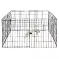 Kojec dla psa z progiem, M light - 8 paneli 76 x 61cm
