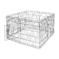 Kojec dla psa z progiem, M light - 8 paneli 76 x 61cm