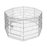 Kojec dla psa z progiem, M light - 8 paneli 76 x 61cm