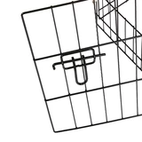Kojec dla psa z progiem, M light - 8 paneli 76 x 61cm