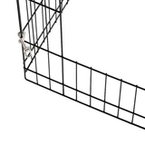 Kojec dla psa z progiem, M light - 8 paneli 76 x 61cm