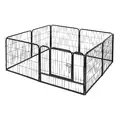 Kojec dla psa z progiem, S heavy - 8 paneli 77 x 61cm