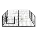 Kojec dla psa z progiem, S heavy - 8 paneli 77 x 61cm