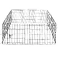 Kojec dla psa z progiem, S light - 8 paneli 61 x 61cm