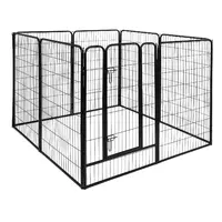 Kojec dla psa z progiem, XL heavy - 8 paneli 76 x 120cm