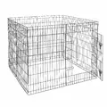 Kojec dla psa z progiem, XL light - 8 paneli 107 x 61cm