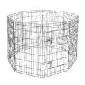 Kojec dla psa z progiem, XL light - 8 paneli 107 x 61cm