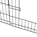 Kojec dla psa z progiem, XL light - 8 paneli 107 x 61cm