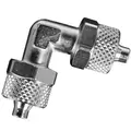Kolanko metalowe z zaciskami na w�yk 6mm