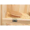Ko�owrotek - dysk, dla chomik�w, drewno/korek, 22cm