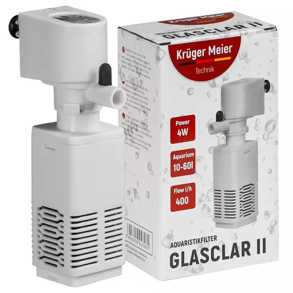Kruger Meier Glasclar II [400l/h] - filtr wewn�trzny do akwarium 10-60l 