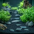 Kruger Meier Obsidian Shadow 2-5 mm - �wirek akwarystyczny 2 kg 