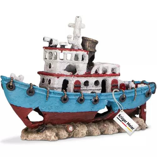 Kruger Meier Shipwreck - Statek do akwarium 28x9x18 cm