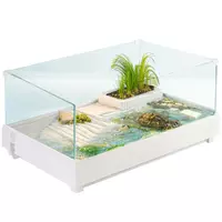 Kruger Meier Turtle Shell Garden - akwarium dla żółwia z wyspą 49x31x18.5