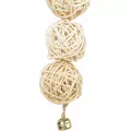 Kule rattanowe, dla ptak�w, rattan, 24cm, z dzwonkiem