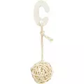 Kule rattanowe, dla ptak�w, rattan, 24cm, z dzwonkiem