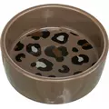 Leo, miska ceramiczna, w panterk�, mix kolor�w, 0.3l/? 12cm