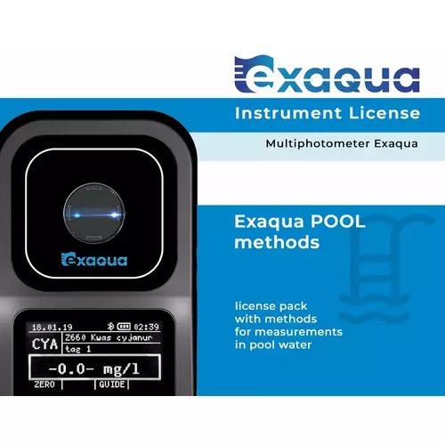 Licencja: Zoolek Pool methods  - do fotometru Exaqua PRO3/PRO6