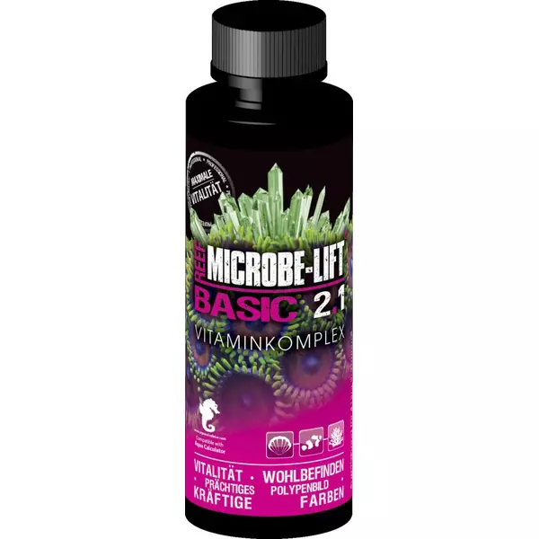 Microbe-lift Basic 2.1 Vitamin Complex [120ml] - suplementacja witamin
