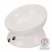 Miska ceramiczna, cat, 0.15l/o 13cm, biała