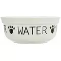 Miska ceramiczna Water, dla psa, bia�o/czarna, 0.25l/13cm