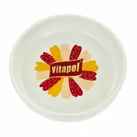 Miska, dla chomika, bia�a, nadruk Vitapol, ceramiczna, 150ml