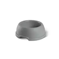 Miska plastikowa dla psów M, 0,6l, szara, śr. 19cm,