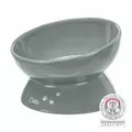 Miska XXL, szara, ceramiczna, 0.35l/o 17cm