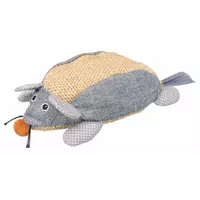 Mysz z sizalu, materiał, 30cm, szara