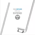 Neo Diffuser Special Extend L white - dyfuzor CO2 25mm do akwarium
