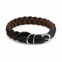 Obroża Terra Braid - brązowa 40mm/65cm