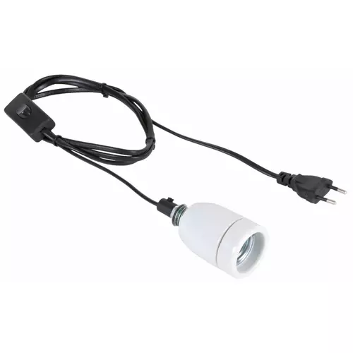 Oprawka porcelanowa Pro Socket do 200 W, 1,80 m
