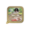 Pate, karma mokra, dla psa, wo�owina, 150g, tacka