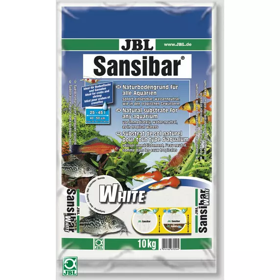 Piasek JBL Sansibar WHITE 0.1-0.5mm [10kg] - bia�y