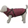 Pirou, p�aszczyk zimowy z szelkami, dla psa, sangria, Xxs: 24cm
