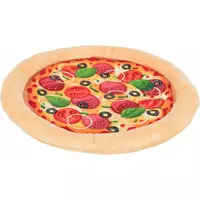 Pizza, zabawka, dla psa, plusz, 26cm, szeleszcząca