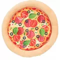 Pizza, zabawka, dla psa, plusz, 26cm, szeleszcz�ca