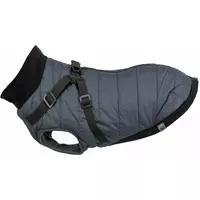Pontis, p�aszczyk z szelkami, dla psa, niebieski, Xs: 27cm